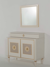 Mistral Opak White Dresser Mirror (Mirror Only) from Bellona - Luna Furniture