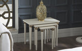 Mistral Opak White Nesting Table from Bellona - Luna Furniture