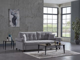 Mocca Koopsi Gray Living Room Set from Bellona - Luna Furniture