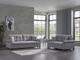 Mocca Koopsi Gray Loveseat from Bellona - Luna Furniture