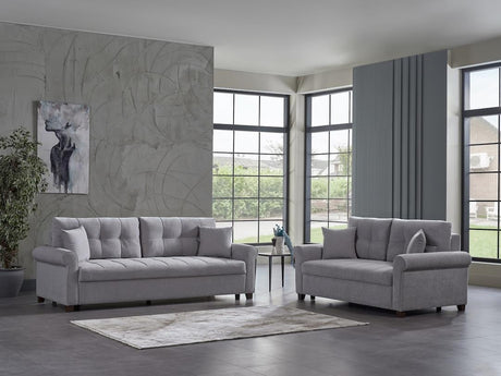 Mocca Koopsi Gray Living Room Set from Bellona - Luna Furniture