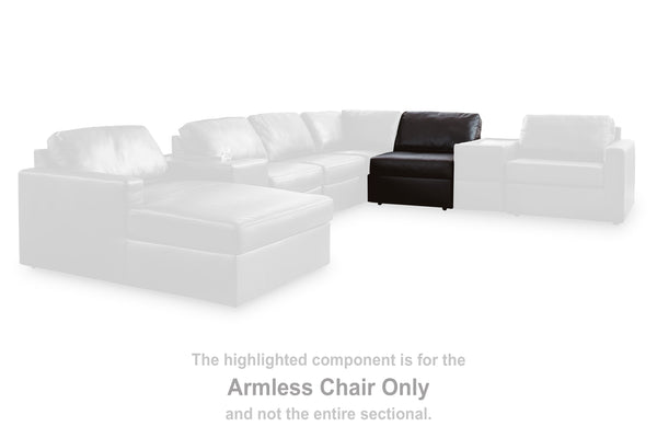 ModMax II Black Armless Chair