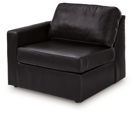 ModMax II Black Left-Arm Facing Corner Chair from Ashley - Luna Furniture