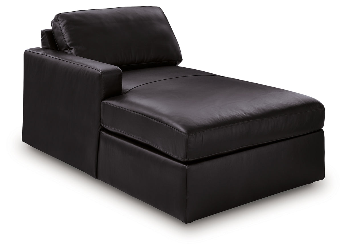 ModMax II Black Left-Arm Facing Corner Chaise from Ashley - Luna Furniture