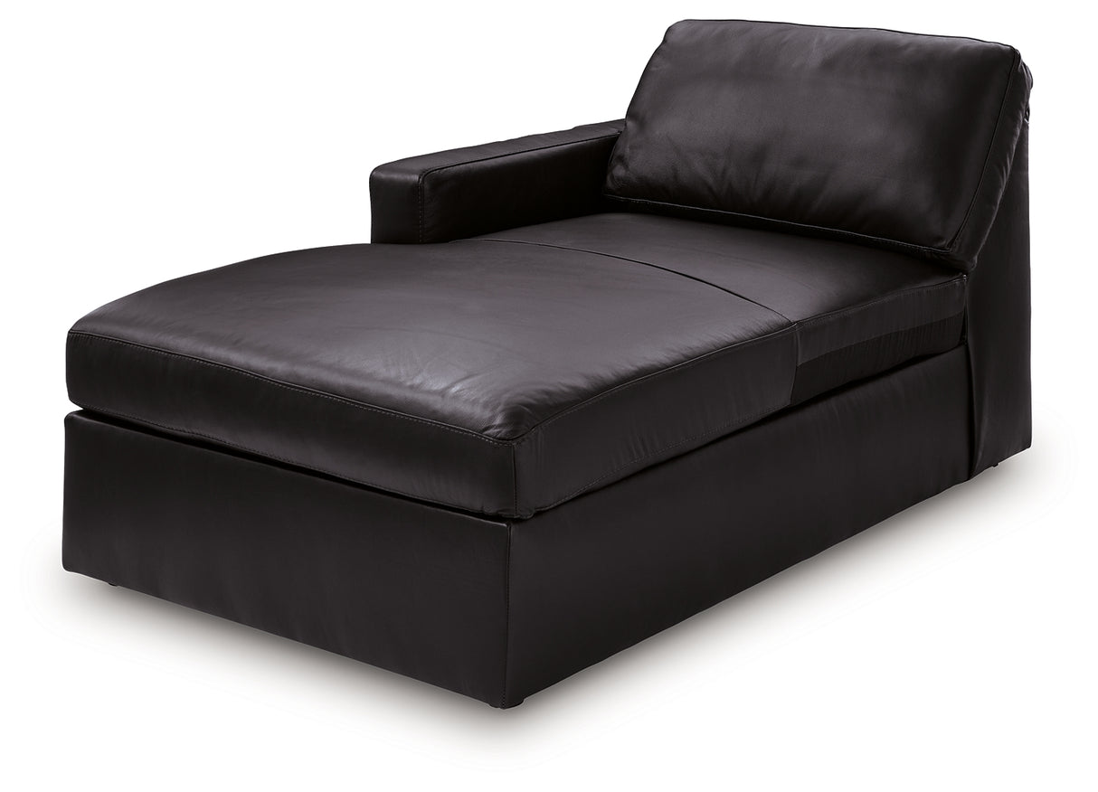 ModMax II Black Left-Arm Facing Corner Chaise from Ashley - Luna Furniture