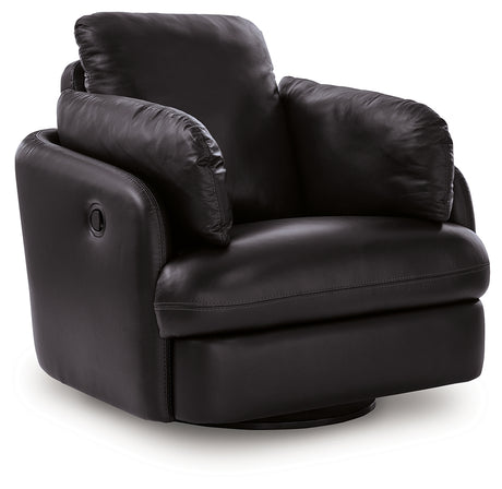 ModMax II Black Swivel Glider Recliner from Ashley - Luna Furniture