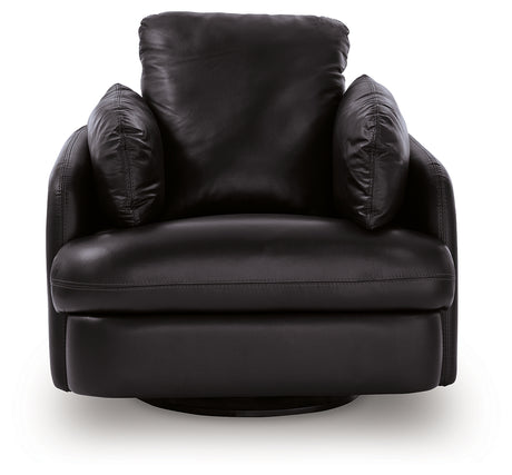 ModMax II Black Swivel Glider Recliner from Ashley - Luna Furniture