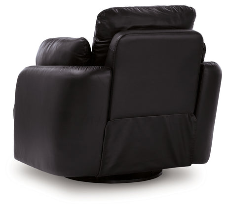 ModMax II Black Swivel Glider Recliner from Ashley - Luna Furniture