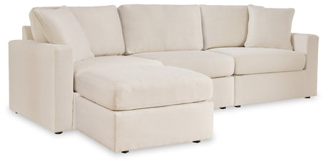 Modmax 3-Piece Sectional with Ottoman in Oyster from Ashley - Luna Furniture