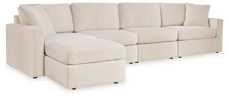 Modmax 4-Piece Sectional with Ottoman in Oyster from Ashley - Luna Furniture