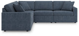 Modmax 5-Piece Sectional with Recliner in Ink from Ashley - Luna Furniture