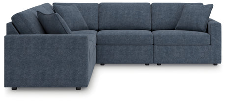 Modmax 5-Piece Sectional with Recliner in Ink from Ashley - Luna Furniture