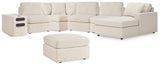 Modmax 6-Piece Sectional with Ottoman in Oyster from Ashley - Luna Furniture