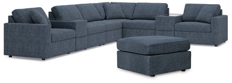 Modmax 8-Piece Sectional with Ottoman in Ink from Ashley - Luna Furniture