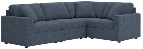 Modmax Blue 4-Piece Sectional from Ashley - Luna Furniture