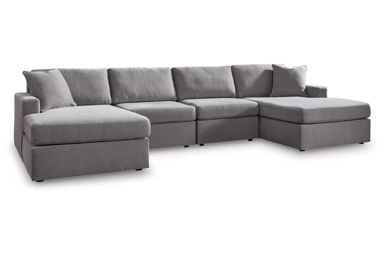 Modmax Granite 4-Piece Sectional with Chaise – Luna Furniture