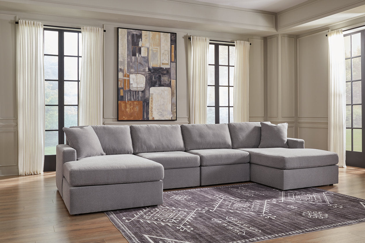 Modmax Granite 4-Piece Sectional with Chaise – Luna Furniture