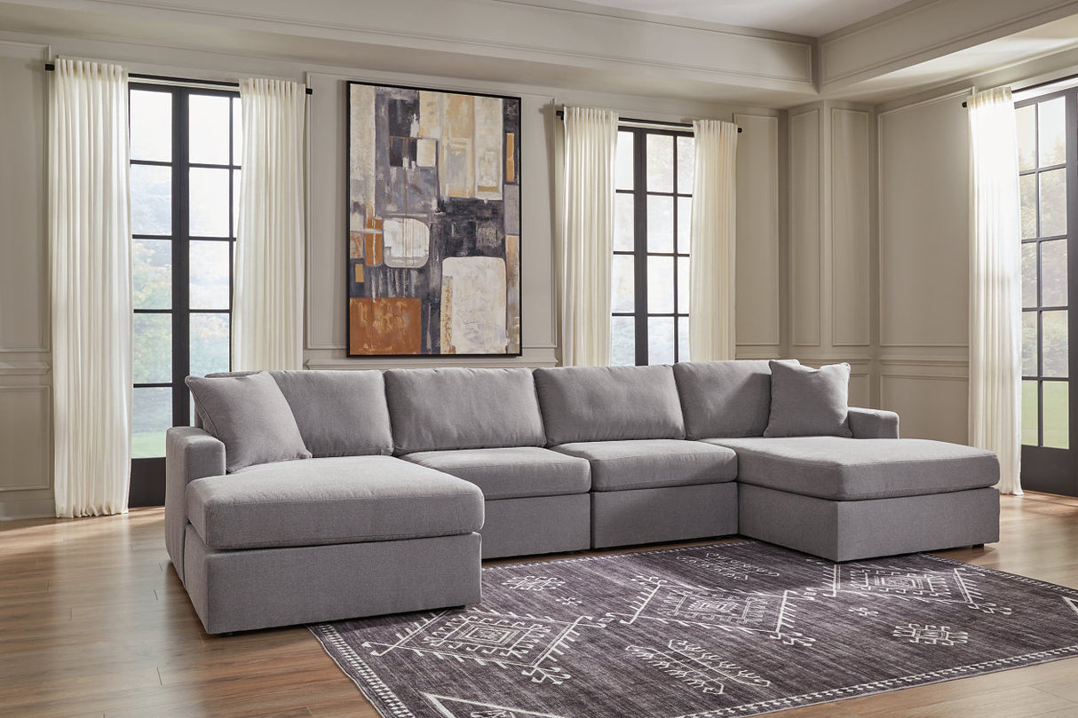 Modmax Granite 4-Piece Sectional with Chaise from Ashley - Luna Furniture