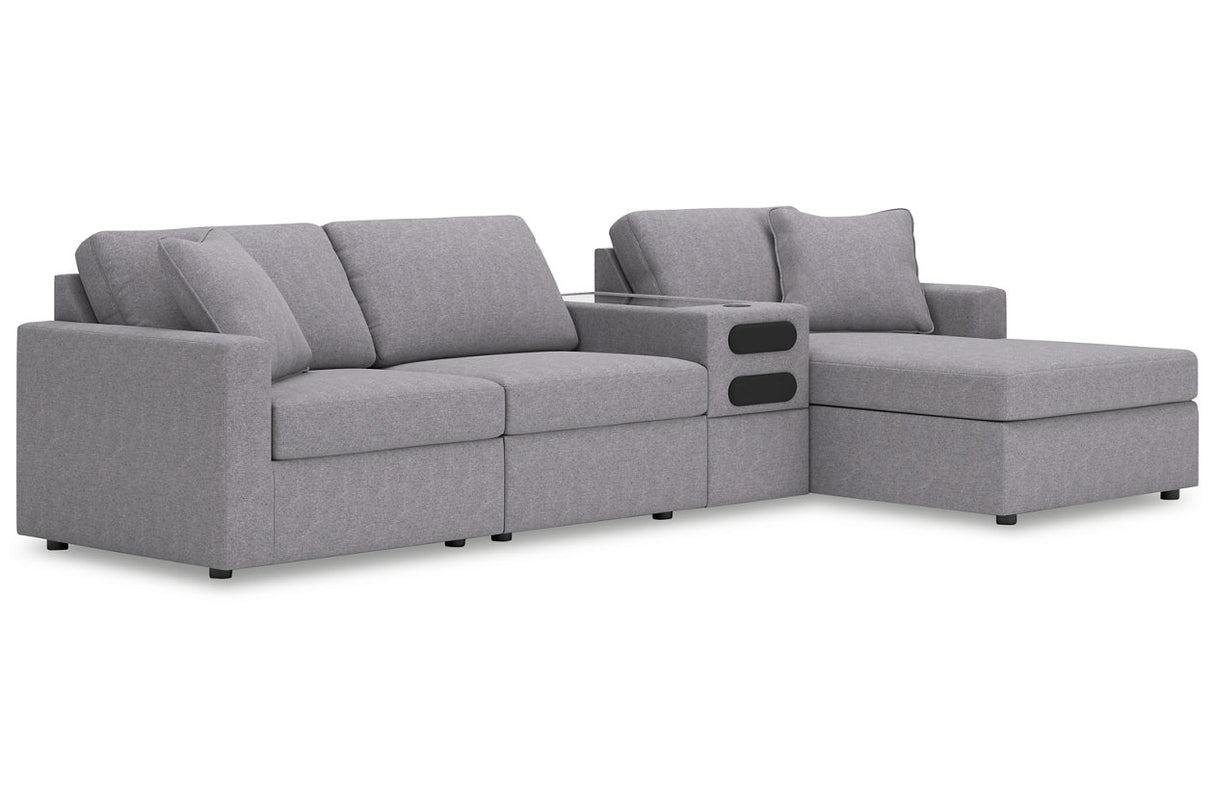 Modmax Granite 4-Piece Sectional with Chaise from Ashley - Luna Furniture