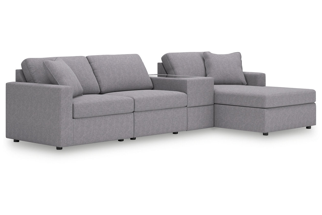 Modmax Granite 4-Piece Sectional with Chaise from Ashley - Luna Furniture
