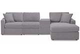 Modmax Granite 4-Piece Sectional with Chaise from Ashley - Luna Furniture