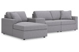 Modmax Granite 4-Piece Sectional with Chaise from Ashley - Luna Furniture