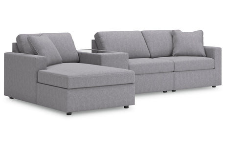 Modmax Granite 4-Piece Sectional with Chaise from Ashley - Luna Furniture