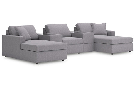Modmax Granite 5-Piece Pit Sectional from Ashley - Luna Furniture
