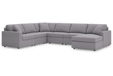 Modmax Granite 6-Piece Sectional from Ashley - Luna Furniture
