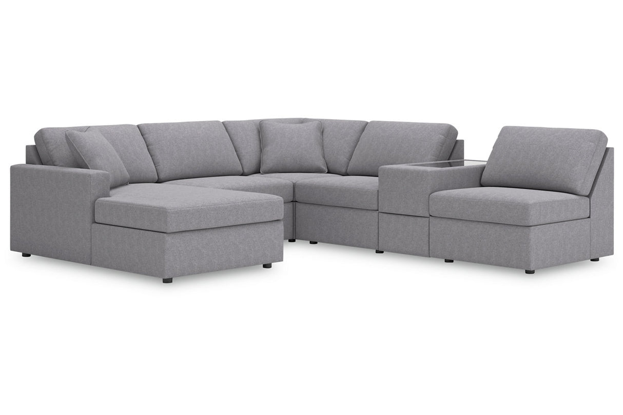 Modmax Granite 6-Piece Sectional with Chaise from Ashley - Luna Furniture