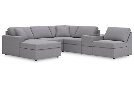 Modmax Granite 6-Piece Sectional with Chaise from Ashley - Luna Furniture
