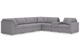 Modmax Granite 7-Piece Sectional from Ashley - Luna Furniture