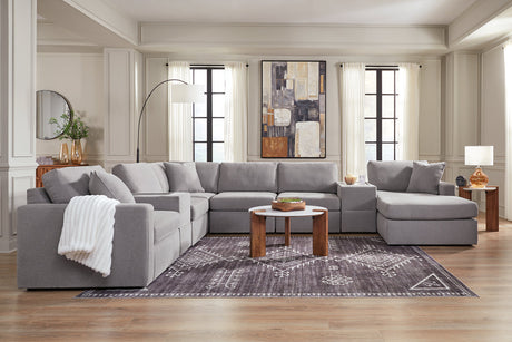 Modmax Granite 8-Piece Sectional with Chaise from Ashley - Luna Furniture