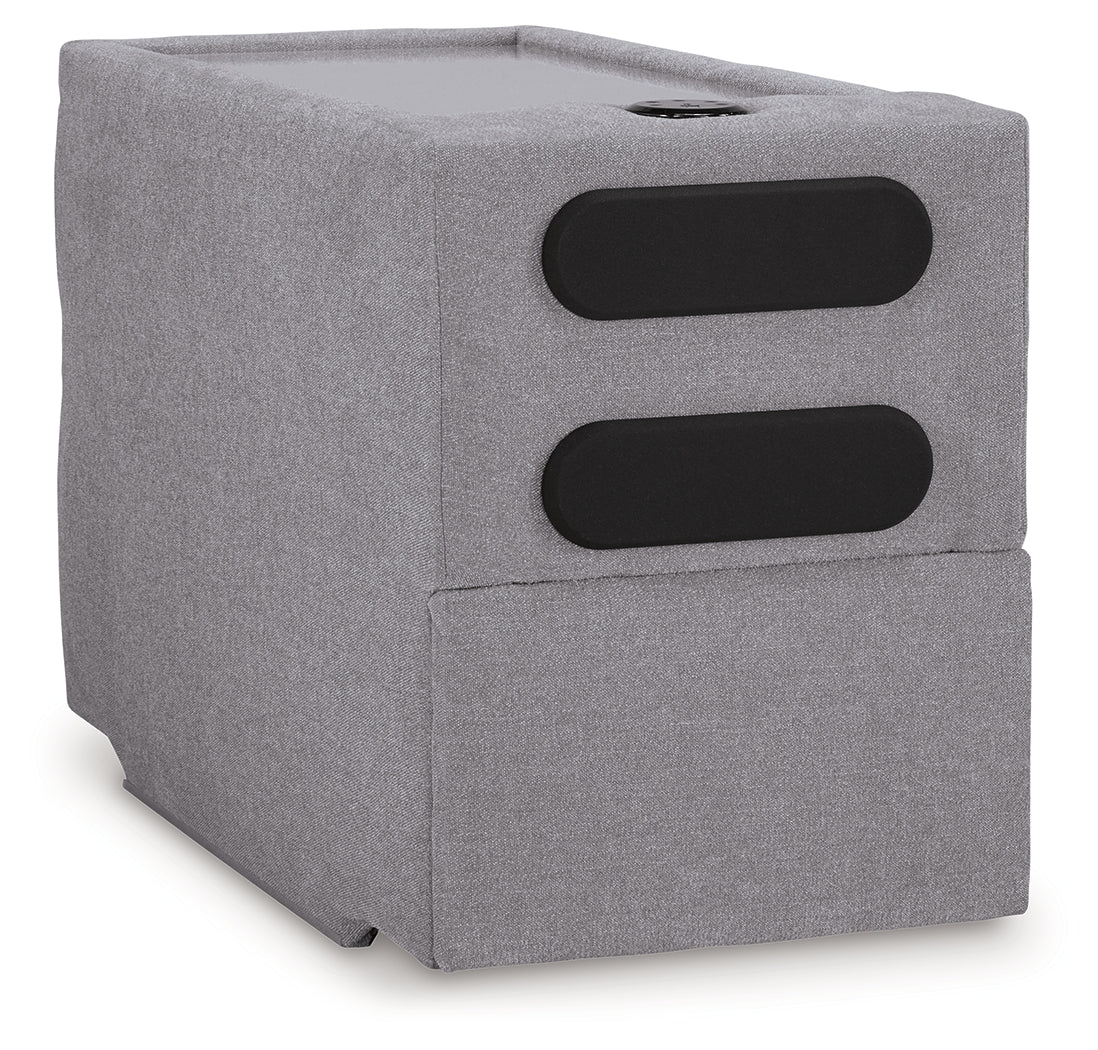 Modmax Granite Console with Audio System from Ashley - Luna Furniture