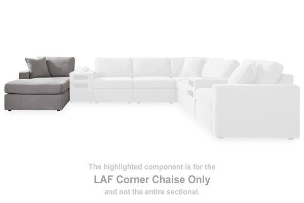 Modmax Granite Left-Arm Facing Corner Chaise