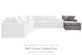Modmax Granite Right-Arm Facing Corner Chaise from Ashley Furniture - Luna Furniture