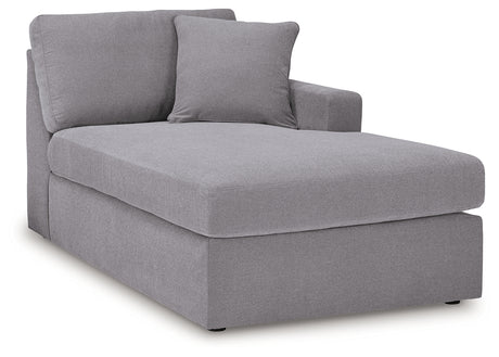 Modmax Granite Right-Arm Facing Corner Chaise from Ashley - Luna Furniture