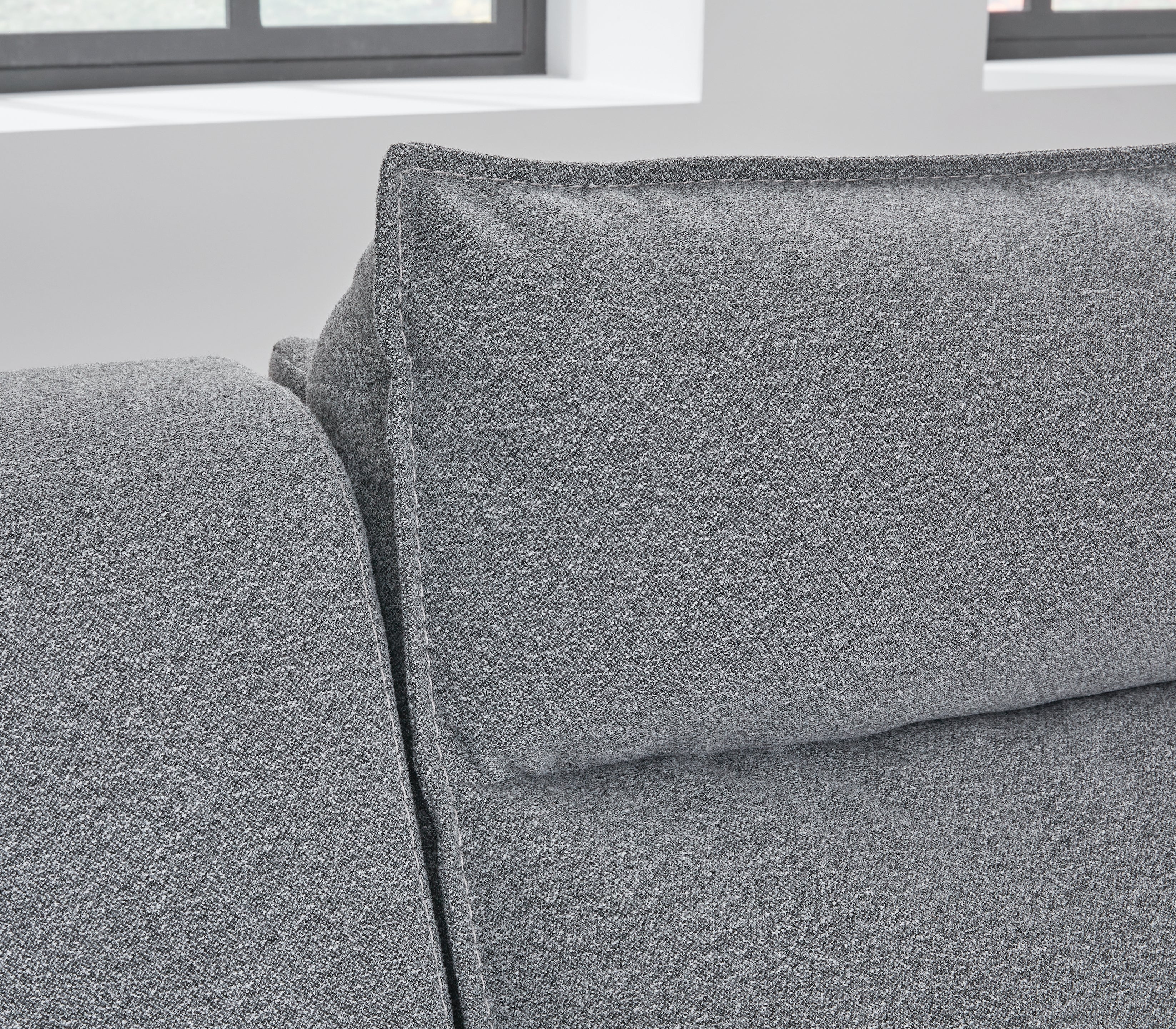 Modmax II Salt and Pepper 6-Piece L-Shape Power Reclining Modular