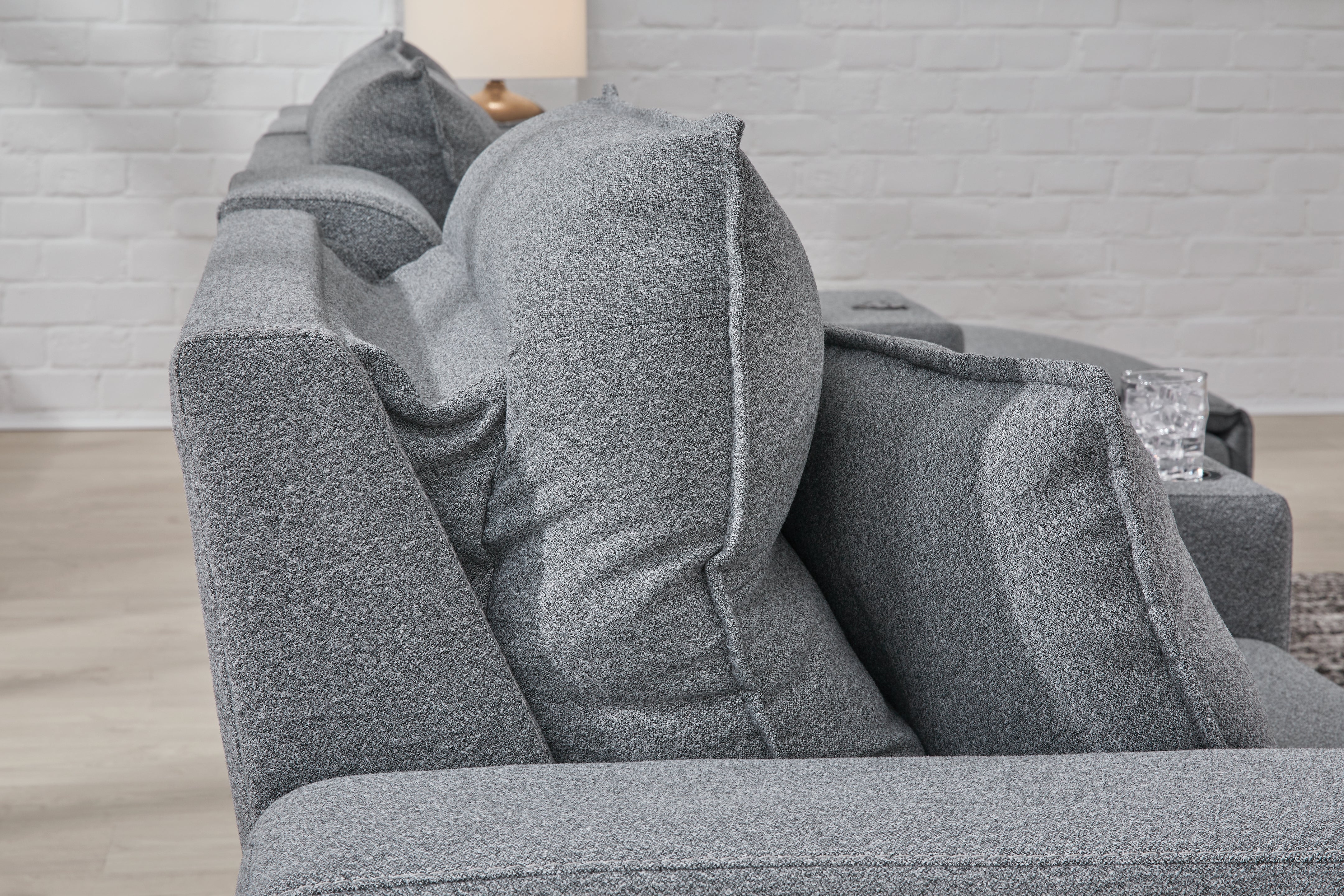家電 NEW STYLE MOMILUX Next-Gen Durapella Slate Power Lift Recliner - Luna Furniture