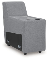 Modmax II Salt and Pepper Console with Storage from Ashley - Luna Furniture