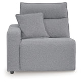 Modmax II Salt and Pepper Left-Arm Facing Power Recliner from Ashley - Luna Furniture