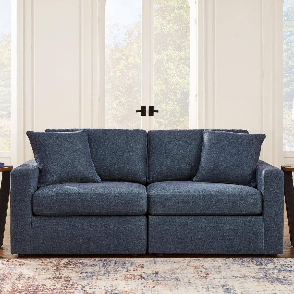 Ashley Modmax Ink 2-Piece Loveseat – Luna Furniture