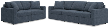 Modmax Ink 3-Piece Sectional Sofa and 2-Piece Sectional Loveseat from Ashley - Luna Furniture