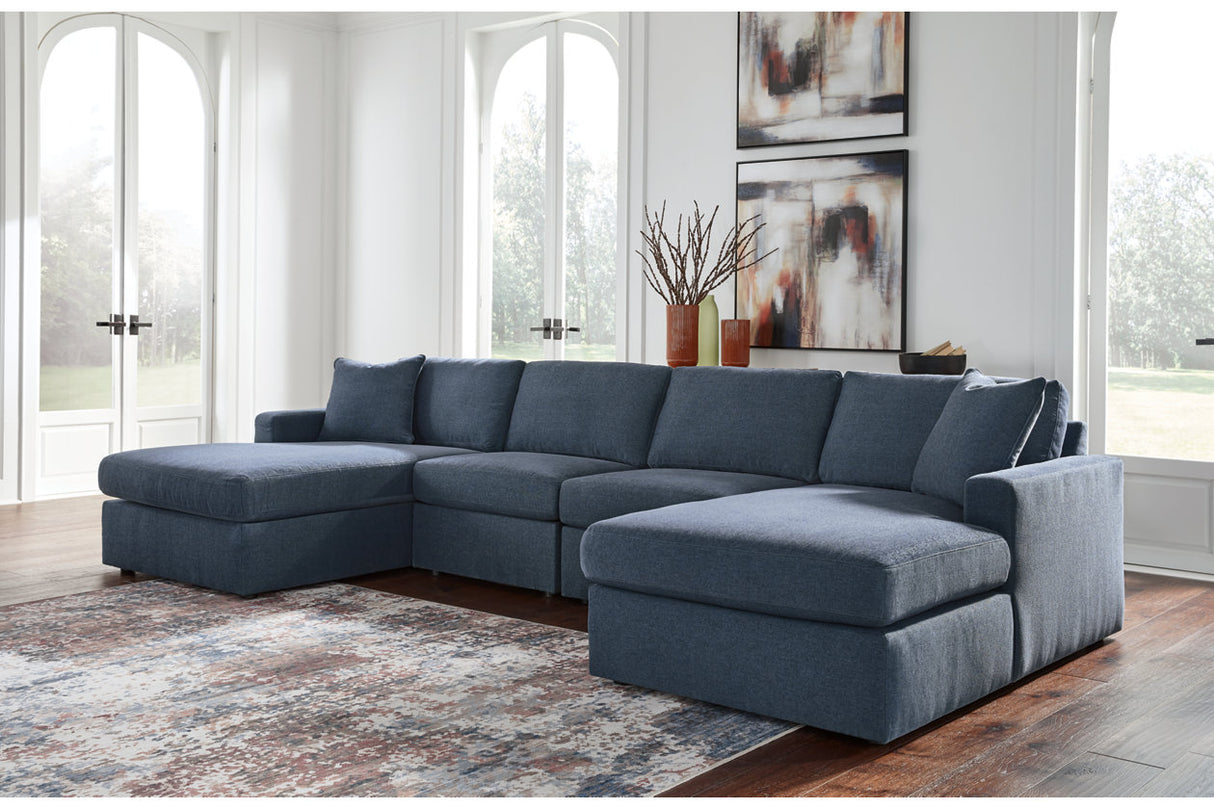 Modmax Ink 4-Piece Sectional with Chaise from Ashley Furniture - Luna Furniture