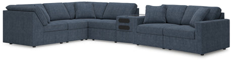 Modmax Ink 7-Piece Sectional with Audio Console from Ashley - Luna Furniture