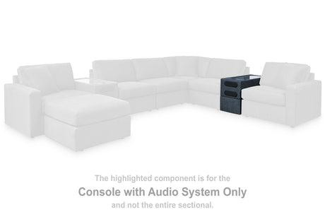 Modmax Ink Console with Audio System from Ashley - Luna Furniture