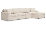 Modmax Oyster 4-Piece Sectional with Chaise from Ashley - Luna Furniture
