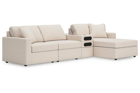 Modmax Oyster 4-Piece Sectional with Chaise from Ashley - Luna Furniture
