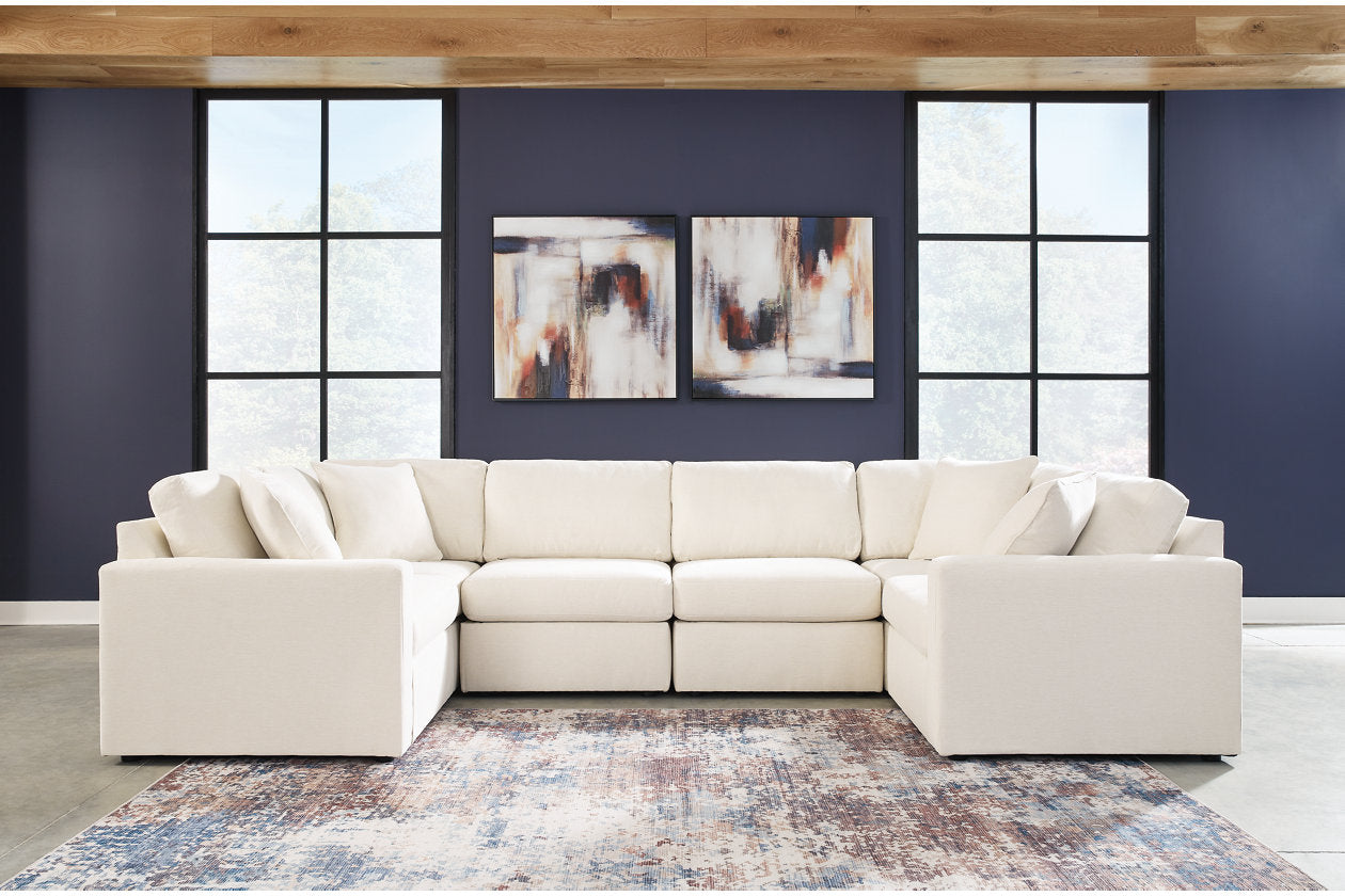 Ashley Furniture Modmax Oyster 6-Piece Sectional 92103S8 – Luna