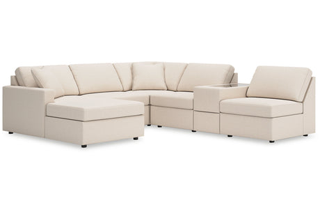 Modmax Oyster 6-Piece Sectional with Chaise from Ashley - Luna Furniture